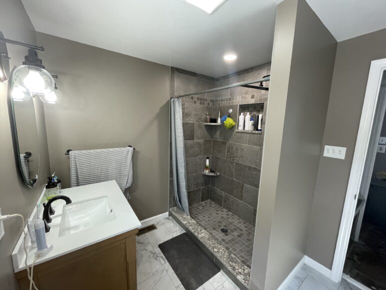 Nagle bathroom addition